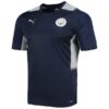 Manchester City Puma 2021/22 Raglan Training Jersey - Navy - Image 2