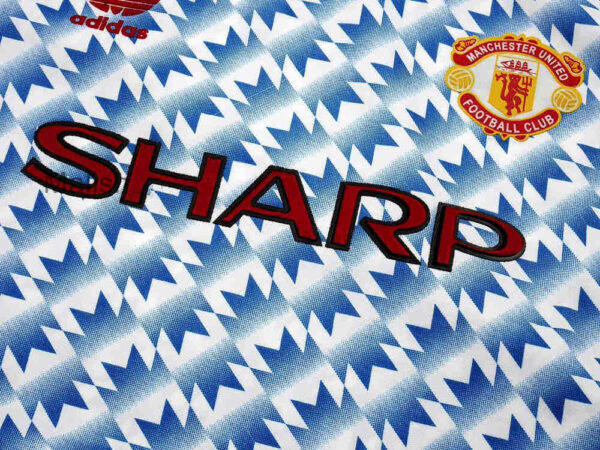 Manchester United 1990/92 Away Long Sleeves Retro Jersey - Image 12
