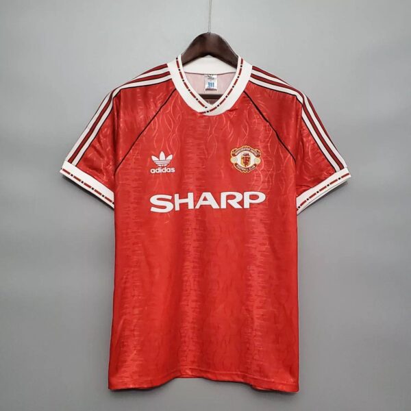 Manchester United 1990/92 Home Retro Jersey - Image 12