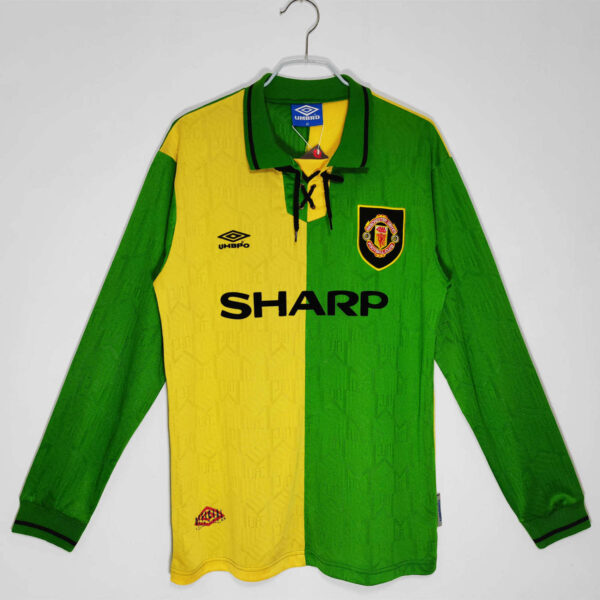 Manchester United 1992/94 Third Long Sleeves Retro Jersey - Image 11