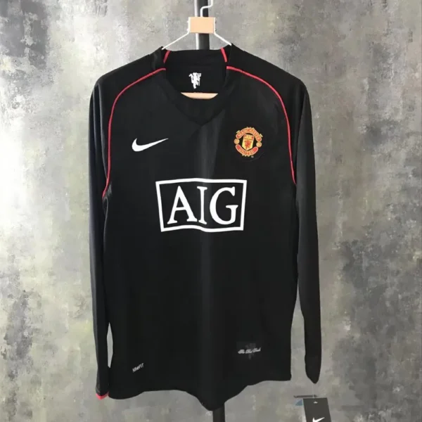 Manchester United 2007/2008 Third Long Sleeves Retro Jersey