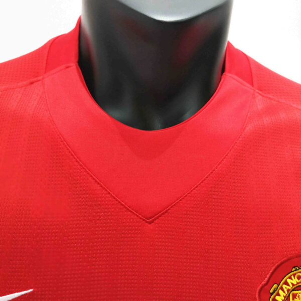 Manchester United 2007/2009 Home Long Sleeves Retro Jersey - Image 2