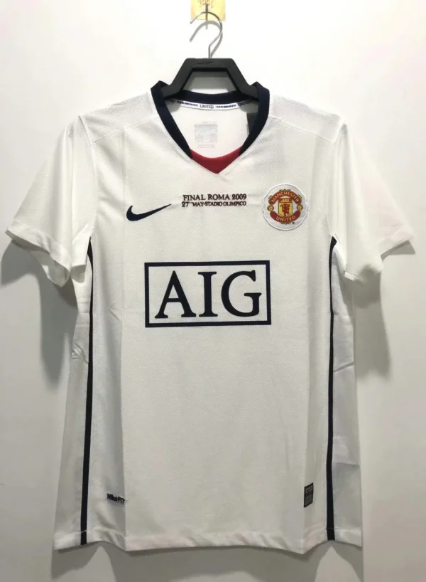 Manchester United 2008/2009 Away - Final Roma 2009 Retro Jersey