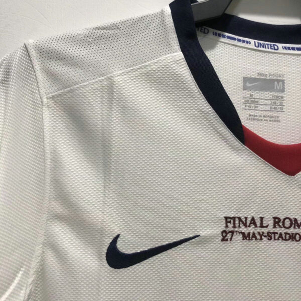 Manchester United 2008/2009 Away - Final Roma 2009 Retro Jersey - Image 2