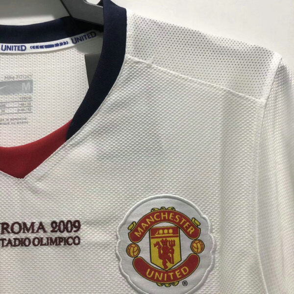 Manchester United 2008/2009 Away - Final Roma 2009 Retro Jersey - Image 3
