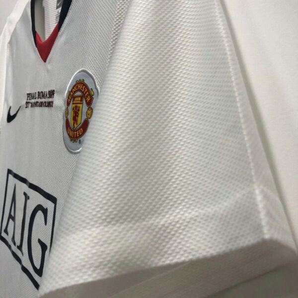 Manchester United 2008/2009 Away - Final Roma 2009 Retro Jersey - Image 4