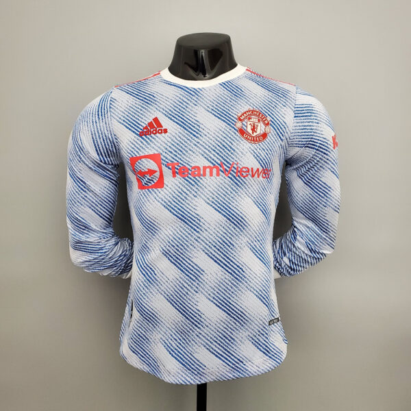 Manchester United 2021/22 Away Long Sleeves Player Version Jersey