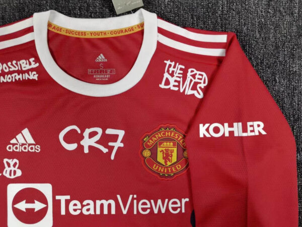 Manchester United 2021/22 I'm Back Where I Belong Long Sleeves Jersey - Image 2