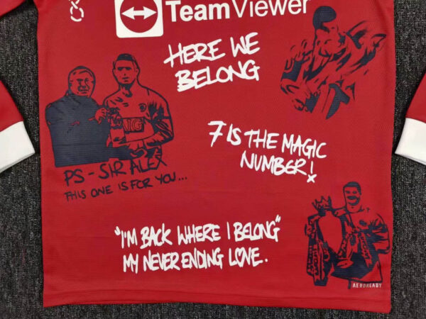 Manchester United 2021/22 I'm Back Where I Belong Long Sleeves Jersey - Image 4