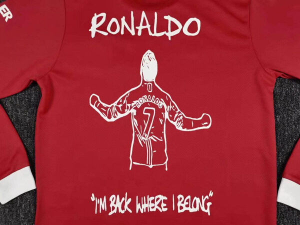 Manchester United 2021/22 I'm Back Where I Belong Long Sleeves Jersey - Image 5