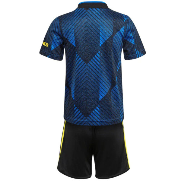 Manchester United 2021/22 Third Kids Jersey And Shorts Kit - Image 2