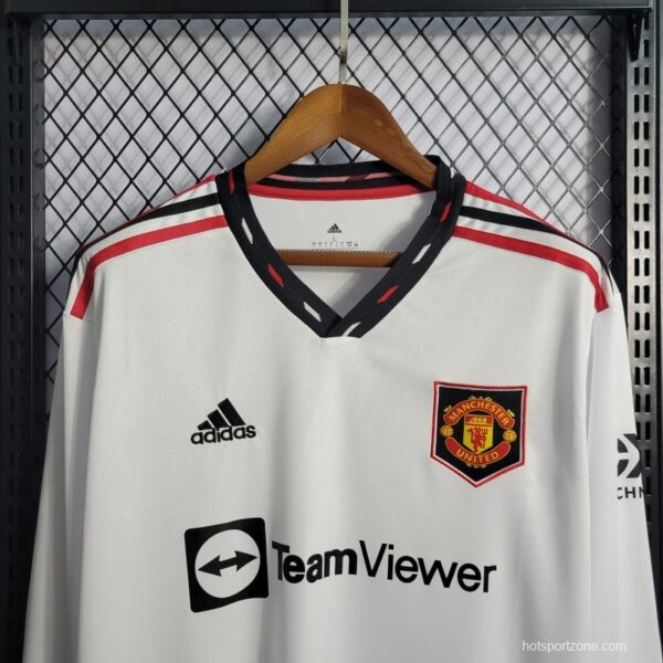 Manchester United 2022/23 Away Long Sleeve Jersey - Image 2