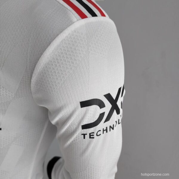 Manchester United 2022/23 Away Long Sleeve Player Version Jersey - Image 4