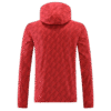 Manchester United 2022 Windbreaker Hoodie Jacket Red - Image 3