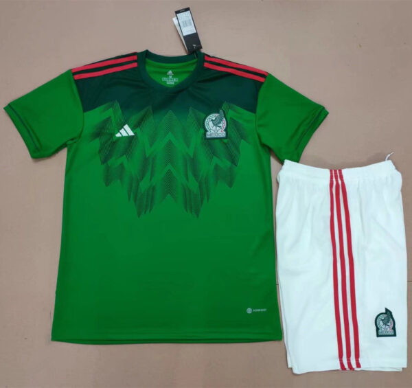 Mexico 2022 Home Adult Jersey And Shorts Kit