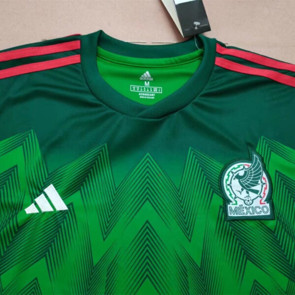 Mexico 2022 Home Adult Jersey And Shorts Kit - Image 3