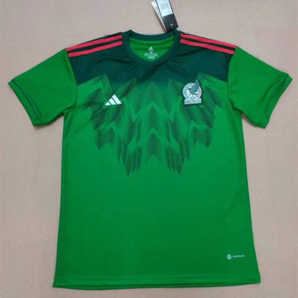 Mexico 2022 Home Adult Jersey And Shorts Kit - Image 4