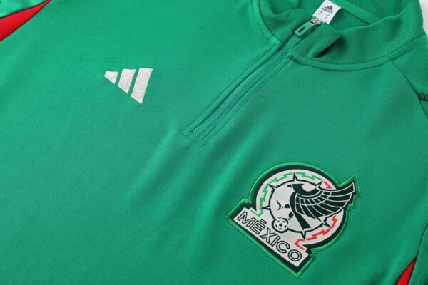 Mexico 2022-23 Jacket Tracksuit Green - Image 3