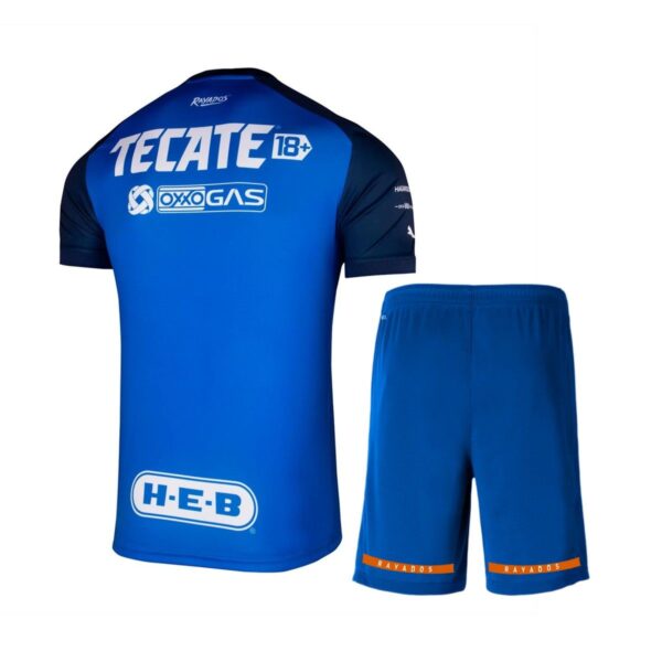 Monterrey 2022/23 Away Kids Jersey And Shorts Kit - Image 2