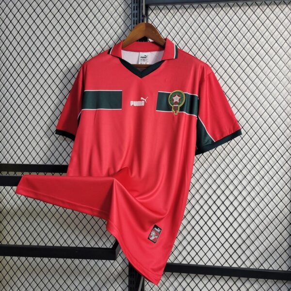 Morocco 1998 Home Retro Jersey - Image 3