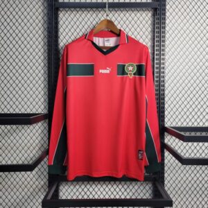 Morocco 1998 Long-sleeved Retro Jersey