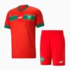 Morocco 2022/23 Home Adult Jersey And Shorts Kit