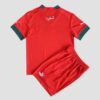 Morocco 2022/23 Home Kids Jersey And Shorts Kit - Image 4