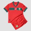 Morocco 2022/23 Home Kids Jersey And Shorts Kit - Image 3