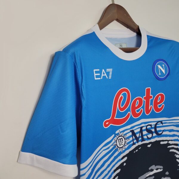 Napoli 2021/22 Sky Blue Commemorative Edition Jersey - Image 3