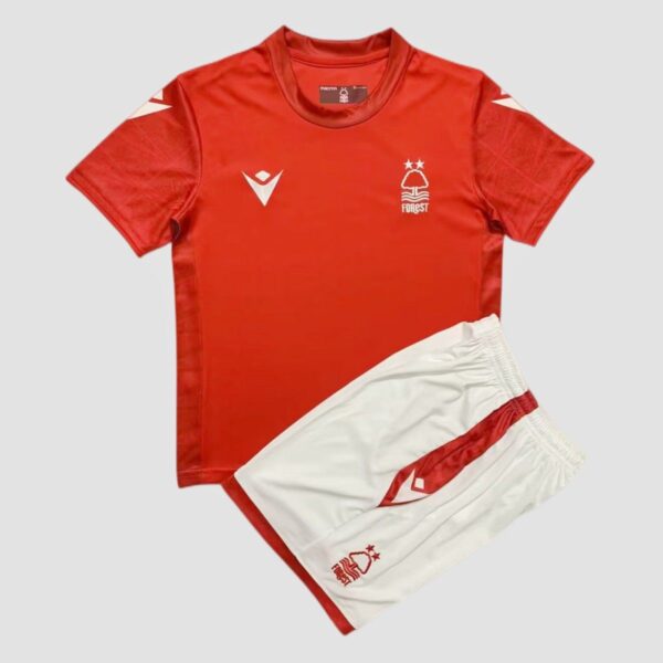 Nottingham Forest 2022/23 Home Adult Jersey And Shorts Kit - Image 3