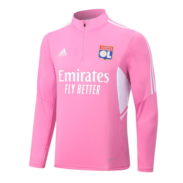 Olympique Lyonnais 2022-23 Jacket Tracksuit - Image 3