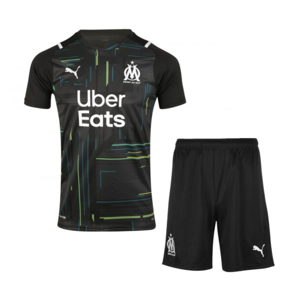 Olympique Marseille 2021/22 Goalkeeper Adult Jersey And Shorts Kit