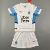 Olympique Marseille 2021/22 Home Kids Jersey And Shorts Kit