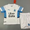 Olympique Marseille 2021/22 Home Kids Jersey And Shorts Kit - Image 5