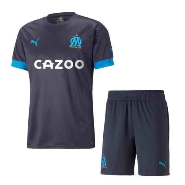 Olympique Marseille 2022/23 Away Adult Jersey And Shorts Kit