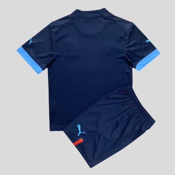 Olympique Marseille 2022/23 Away Kids Jersey And Shorts Kit - Image 4