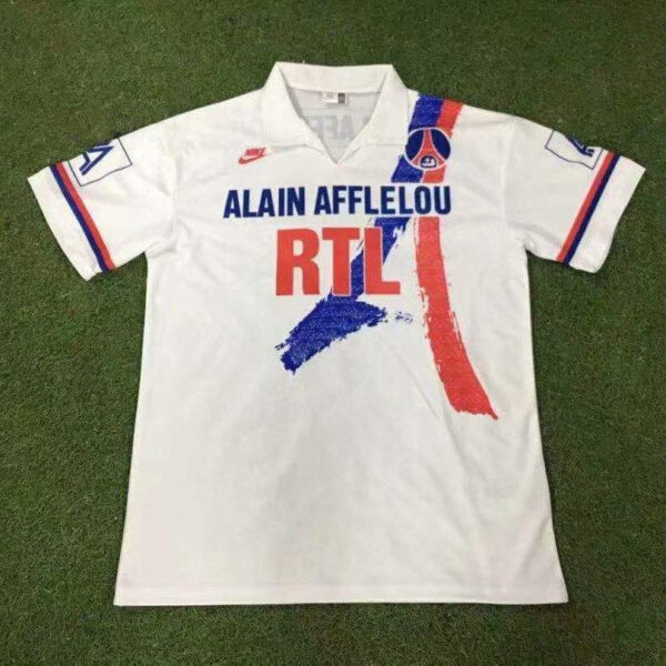 Paris Saint-Germain 1990/91 Away Retro Jersey - Image 3