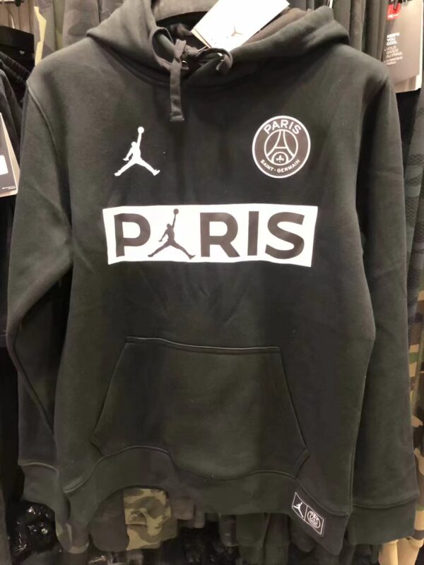 Paris Saint-Germain 2022 Sweater Hoodie Black - Image 5