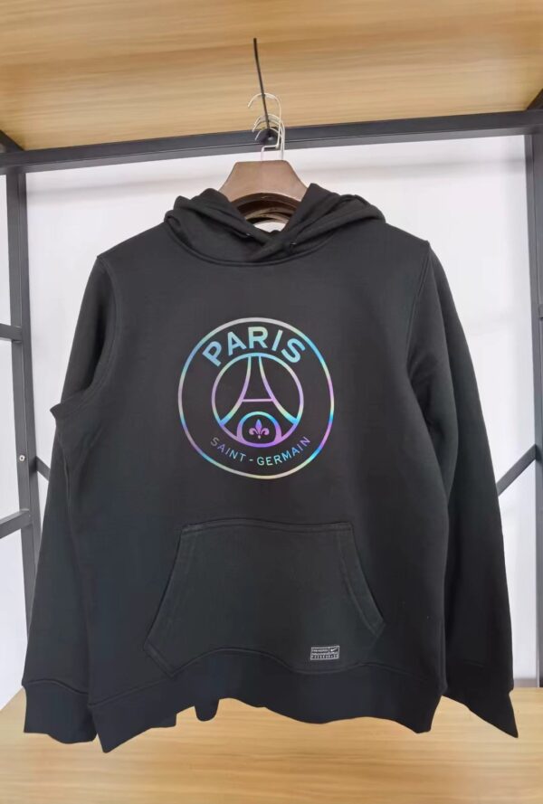 Paris Saint-Germain 2022 Sweater Hoodie Black - Image 2