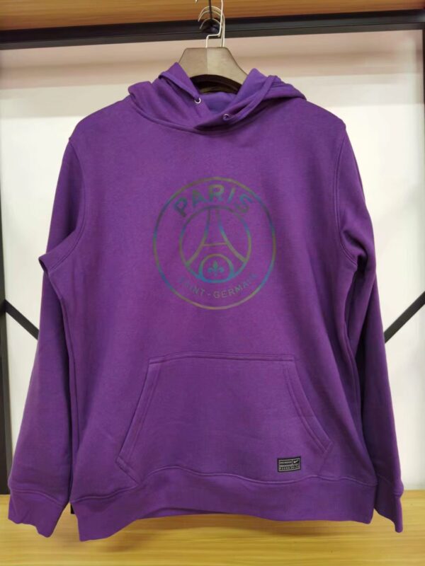 Paris Saint-Germain 2022 Sweater Hoodie Purple - Image 2