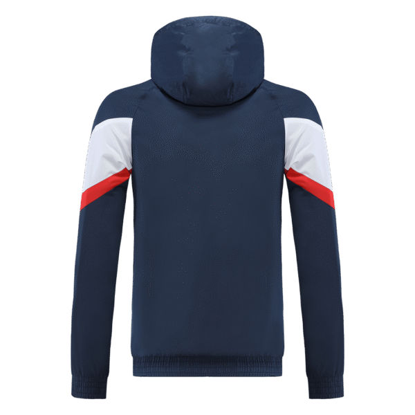 Paris Saint-Germain  2022 Windbreaker Hoodie Jacket Navy - Image 2