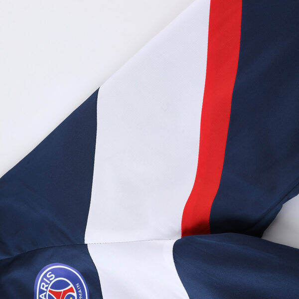 Paris Saint-Germain  2022 Windbreaker Hoodie Jacket Navy - Image 3