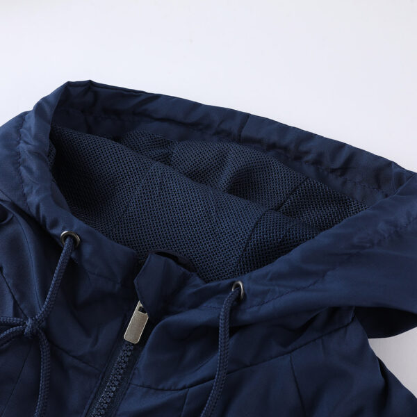 Paris Saint-Germain  2022 Windbreaker Hoodie Jacket Navy - Image 4