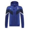 Paris Saint-Germain  2022 Windbreaker Hoodie Jacket Navy