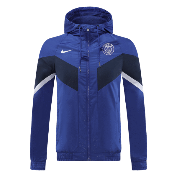Paris Saint-Germain  2022 Windbreaker Hoodie Jacket Navy