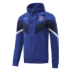 Paris Saint-Germain  2022 Windbreaker Hoodie Jacket Navy - Image 2