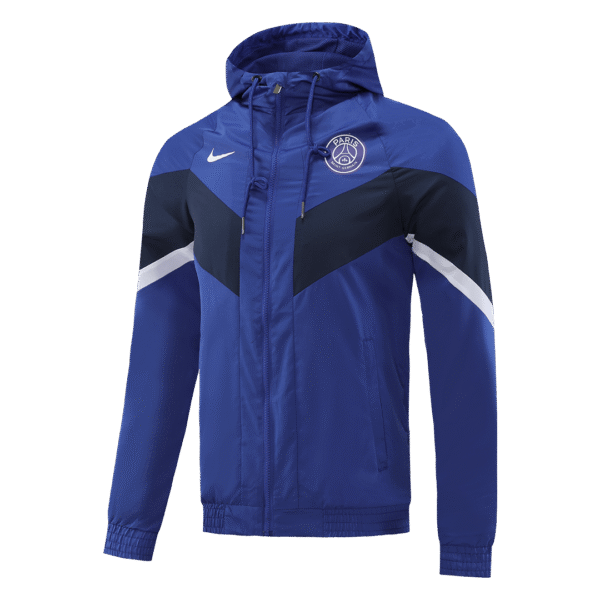 Paris Saint-Germain  2022 Windbreaker Hoodie Jacket Navy - Image 2