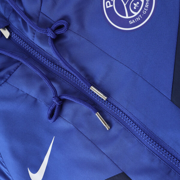 Paris Saint-Germain  2022 Windbreaker Hoodie Jacket Navy - Image 4