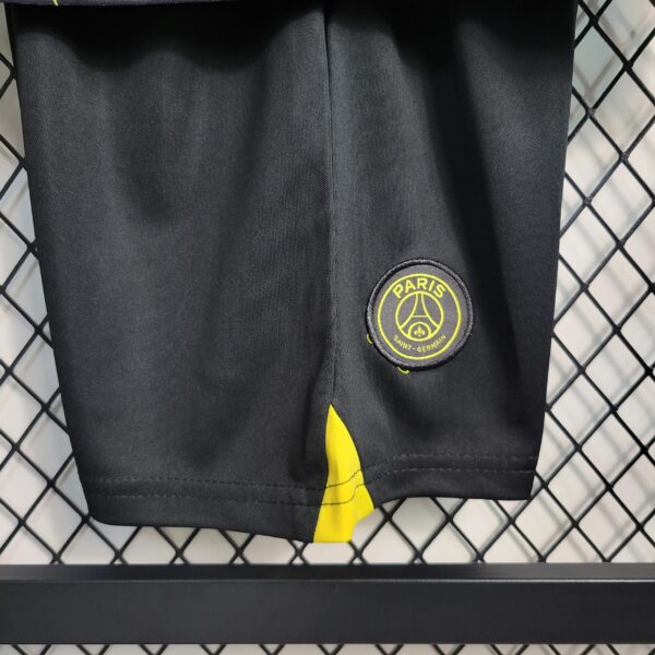 Paris Saint-Germain 2023/24 Fourth Away Kids Jersey And Shorts Kit - Image 9