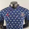 Paris Saint-Germain  2022/23 Pattern Team Polo Navy - Image 3